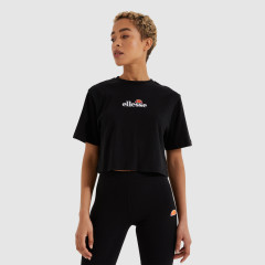 Жіноча Футболка Ellesse Fireball Crop T-Shirt Чорний 2XS (7dSGB06838-011 2XS)