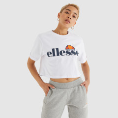 Жіноча Футболка Ellesse Alberta Cropped Tee Білий L (7dSGS04484-908 L)