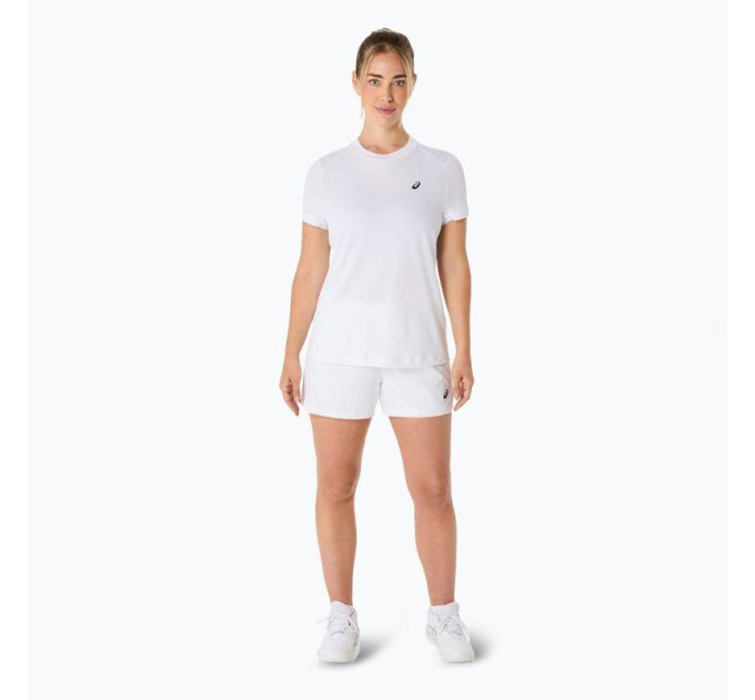 Жіноча Футболка Asics COURT SS TOP Білий S (2042A371-100 S)