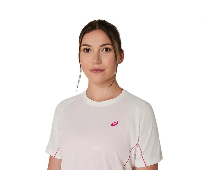 Футболка жіноча Asics GAME ALL OVER PRINT SS TOP CREAM (S) 2042A385-100 S