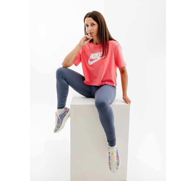 Жіноча Футболка Nike W NSW TEE ESSNTL CRP ICN FTR Рожевий L (7dBV6175-894 L)