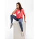 Жіноча Футболка Nike W NSW TEE ESSNTL CRP ICN FTR Рожевий L (7dBV6175-894 L)