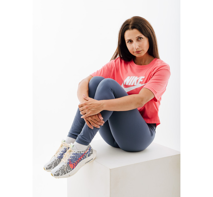 Жіноча Футболка Nike W NSW TEE ESSNTL CRP ICN FTR Рожевий L (7dBV6175-894 L)