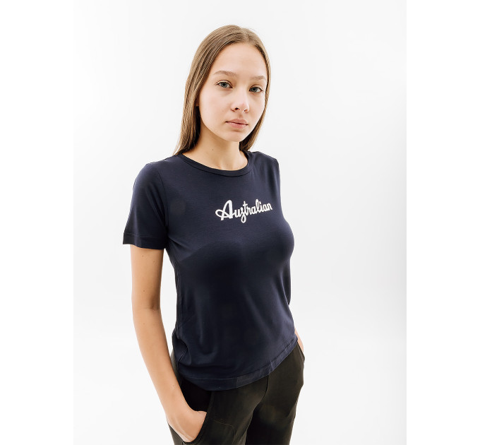 Жіноча Футболка AUSTRALIAN COTTON TEE HOLOGRAPHIC LOGO Синій S (7dLSDTS0030-200 S)