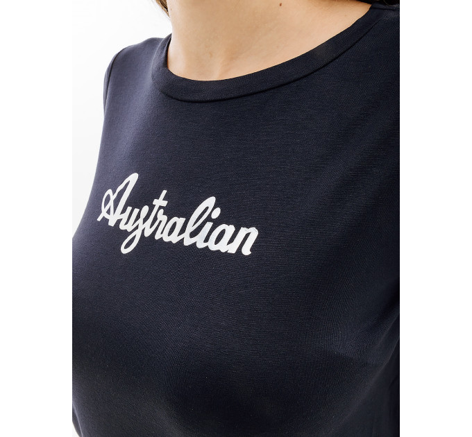Жіноча Футболка AUSTRALIAN COTTON TEE HOLOGRAPHIC LOGO Синій S (7dLSDTS0030-200 S)