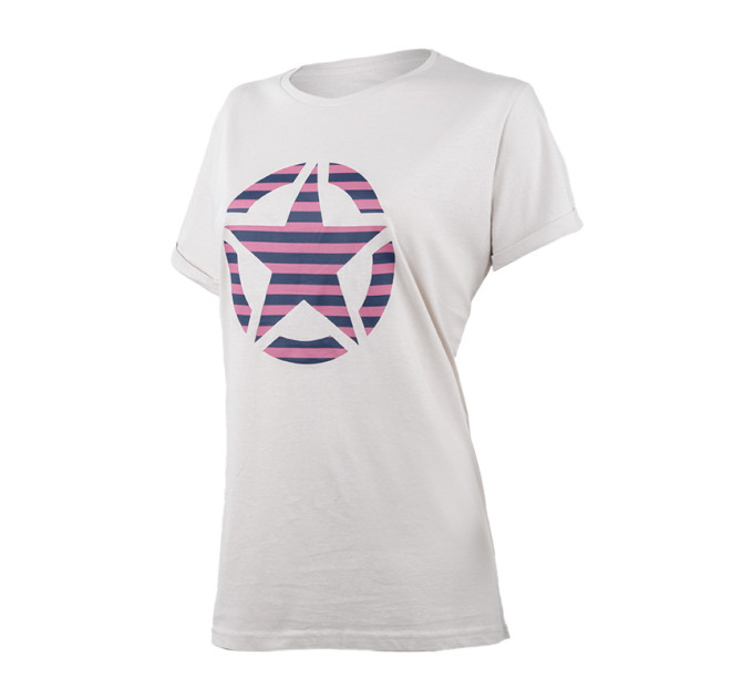 Жіноча Футболка JEEP T-SHIRT OVERSIZE STAR Striped Print Turn Сірий L (O102613-J863 L) Жіноча Футболка JEEP T-SHIRT OVERSIZE STAR Striped Print Turn Сірий L (O102613-J863 L)