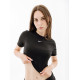 Жіноча Футболка Nike W NSW TEE ESSNTL SLIM CRP LBR Чорний L (7dFB2873-010 L)