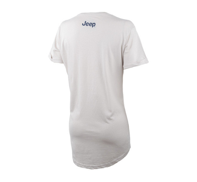 Жіноча Футболка JEEP T-SHIRT OVERSIZE STAR Striped Print Turn Сірий M (O102613-J863 M)