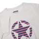 Жіноча Футболка JEEP T-SHIRT OVERSIZE STAR Striped Print Turn Сірий M (O102613-J863 M)