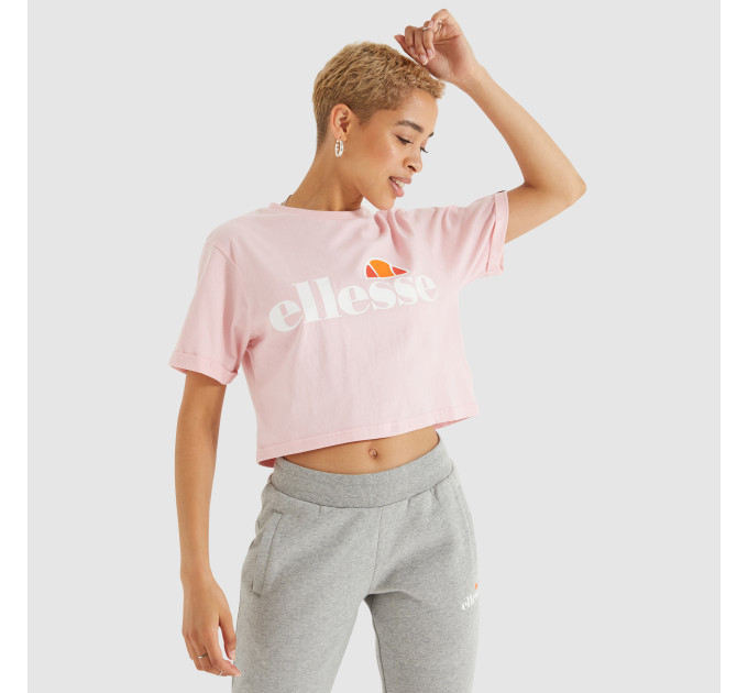 Жіноча Футболка Ellesse Alberta Cropped Tee Рожевий XL (7dSGS04484-808 XL)