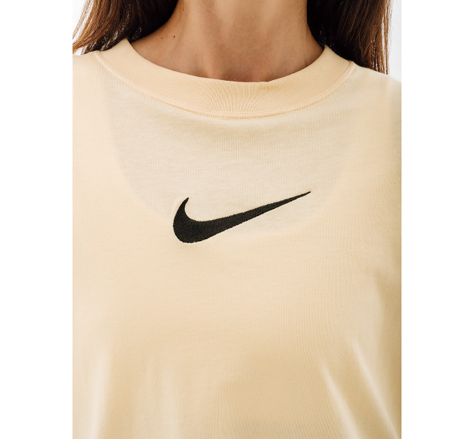Жіноча Футболка Nike W NSW TEE BF MS Жовтий XS (7dFD1129-294 XS)
