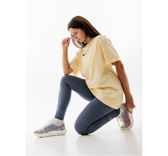 Жіноча Футболка Nike W NSW TEE BF MS Жовтий XS (7dFD1129-294 XS)