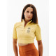 Жіноча Футболка Nike W NSW TOP SS RIB SU Жовтий M (7dFJ5253-700 M)