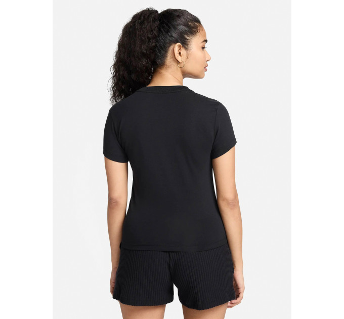 Жіноча Футболка Nike W NSW CHLL KNT MD CRP Чорний L (7dFV5508-010 L)