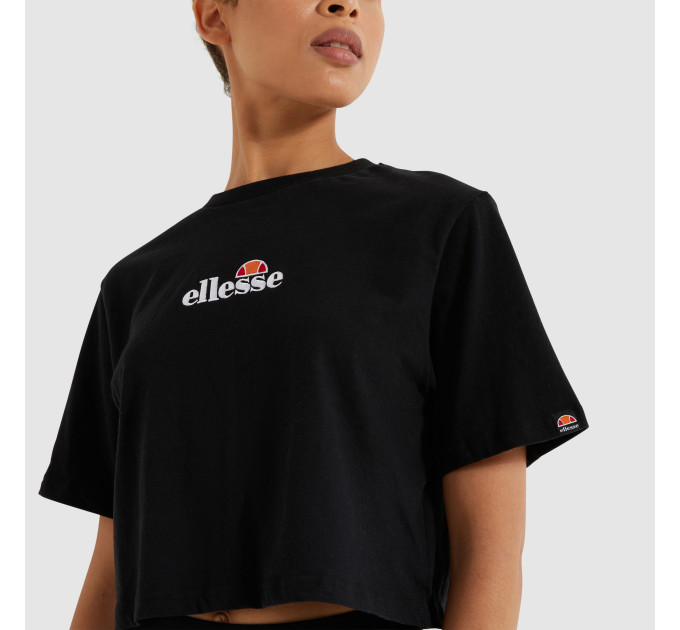Жіноча Футболка Ellesse Fireball Crop T-Shirt Чорний S (7dSGB06838-011 S)