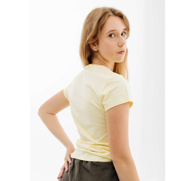 Жіноча Футболка Ellesse Ci Tee Жовтий S (SGJ11885-LIGHT-YELLOW S)