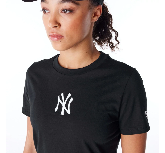 Жіноча Футболка New Era WMNS LE NYY Чорний M (7d60564899 M)