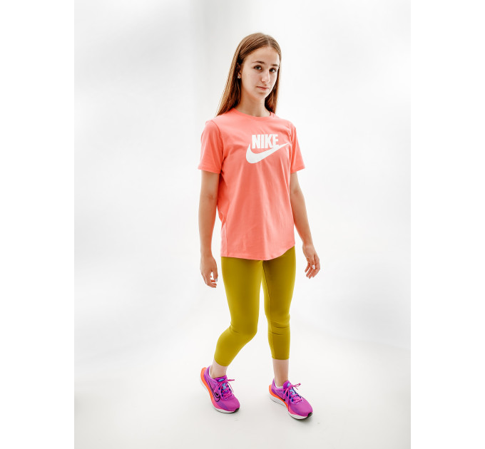 Жіноча Футболка Nike W NSW TEE ESSNTL ICN FTRA Рожевий XS (7dDX7906-894 XS)