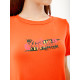 Жіноча Футболка AUSTRALIAN LOGO FLOWERS TEE JERSEY V Помаранчевий L (7dLSDTS0027-119 L)