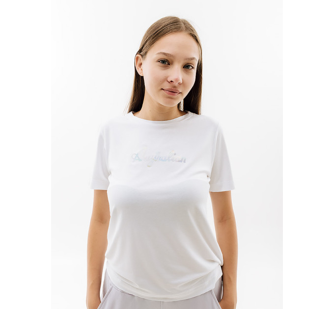 Жіноча Футболка AUSTRALIAN COTTON TEE HOLOGRAPHIC LOGO Білий L (7dLSDTS0030-002 L) Жіноча Футболка AUSTRALIAN COTTON TEE HOLOGRAPHIC LOGO Білий L (7dLSDTS0030-002 L)