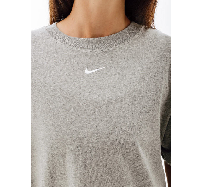 Жіноча Футболка Nike W NSW ESSNTL TEE BF LBR Сірий XS (7dDN5697-063 XS)