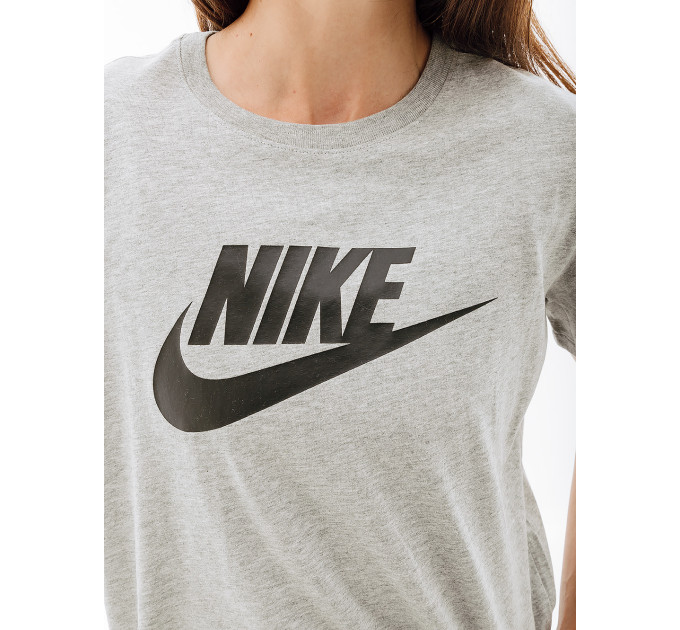 Жіноча Футболка Nike W NSW TEE ESSNTL ICN FTRA Сірий L (7dDX7906-063 L)