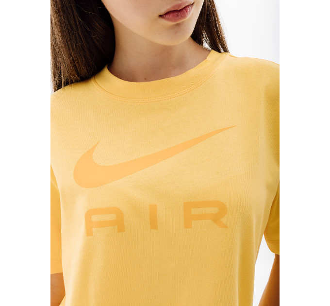 Жіноча Футболка Nike W NSW TEE AIR BF Жовтий L (7dDX7918-795 L)