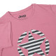 Жіноча Футболка JEEP T-SHIRT OVERSIZE STAR Striped Print Turn Фіолетовий S (O102613-P490 S)