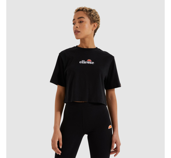 Жіноча Футболка Ellesse Fireball Crop T-Shirt Чорний XS (7dSGB06838-011 XS)