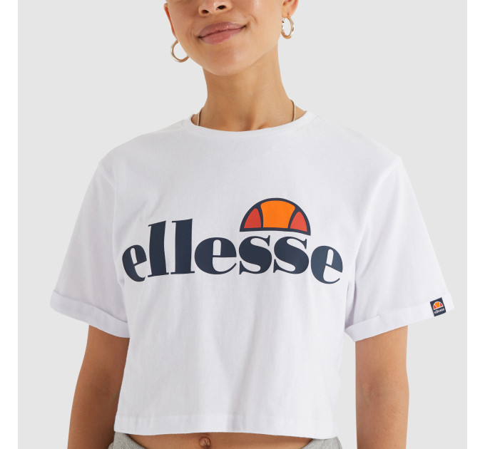 Жіноча Футболка Ellesse Alberta Cropped Tee Білий M (7dSGS04484-908 M)
