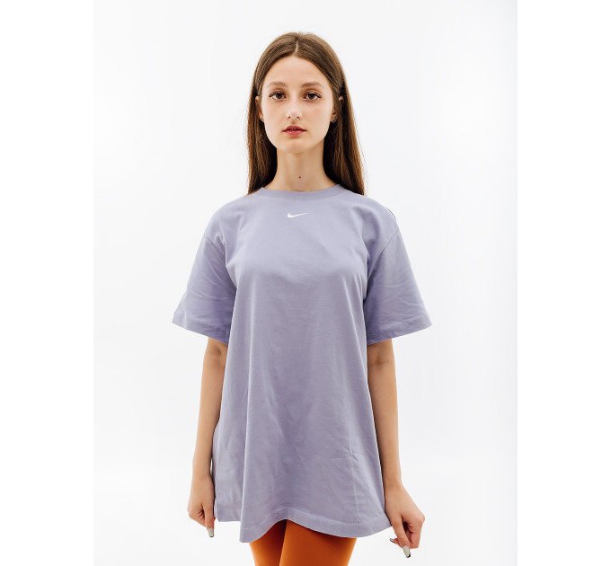 Жіноча Футболка Nike W NSW ESSNTL TEE BF LBR Фіолетовий L (7dDN5697-519 L)