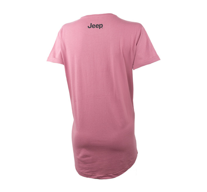 Жіноча Футболка JEEP T-SHIRT OVERSIZE STAR Striped Print Turn Фіолетовий XL (O102613-P490 XL)