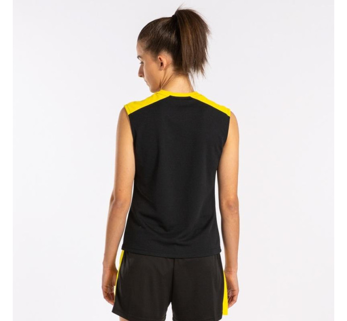 Майка жіноча Joma ECO CHAMPION чорний,жовтий XL 901695.109 XL