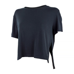 Жіноча Футболка Nike DF S/S TOP Чорний XS (7dDM7025-010 XS)