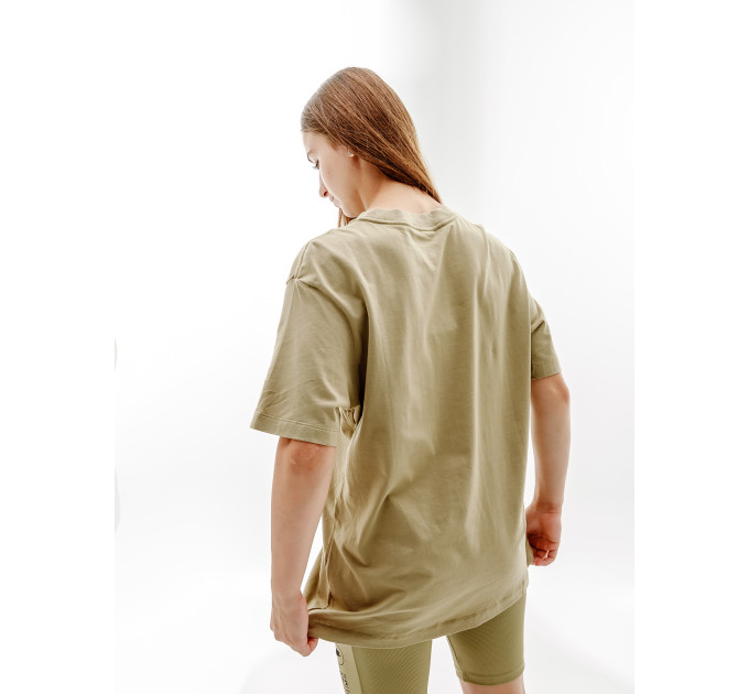 Жіноча Футболка Nike W NSW TEE BF PRNT SU Хакі M (7dFD4235-276 M)