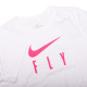 Жіноча Футболка Nike W NK DF SWOOSH FLY GRX TEE Білий M (7dFQ6606-100 M)