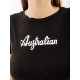 Жіноча Футболка AUSTRALIAN COTTON TEE HOLOGRAPHIC LOGO Чорний XL (7dLSDTS0030-003 XL)