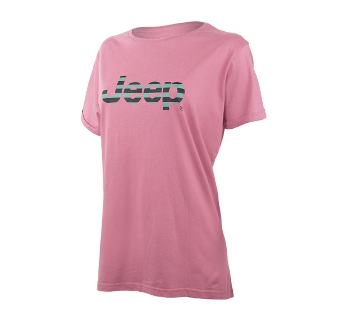 Жіноча Футболка JEEP T-SHIRT OVERSIZE Striped Print Turn Фіолетовий S (O102611-P490 S) Жіноча Футболка JEEP T-SHIRT OVERSIZE Striped Print Turn Фіолетовий S (O102611-P490 S)
