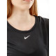 Жіноча Футболка Nike ONE TOP Чорний XS (7dDD0638-010 XS)