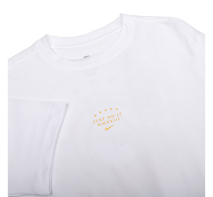 Жіноча Футболка Nike W NSW TEE SS BF SISTERHOOD Білий XS (DX7940-100)