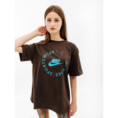 Жіноча Футболка Nike W NSW TEE BF PRNT SU Чорний M (7dFD4235-220 M)