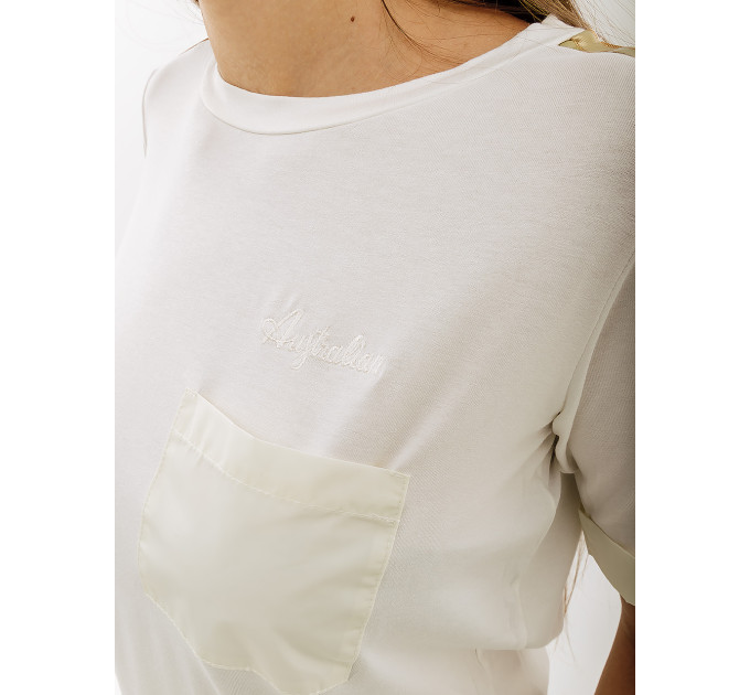 Жіноча Футболка AUSTRALIAN GOLD TAPE JERSEY V TEE Білий 2XL (7dLSDTS0028-3001 2XL)
