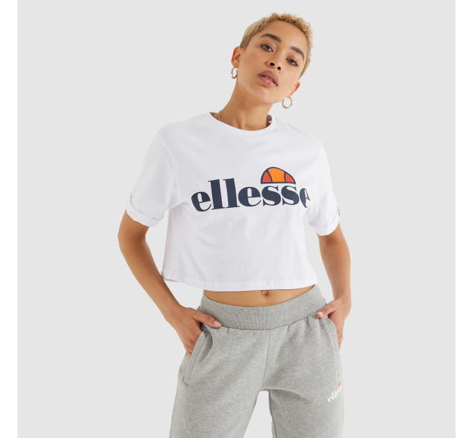 Жіноча Футболка Ellesse Alberta Cropped Tee Білий XS (7dSGS04484-908 XS)