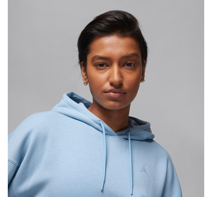 Жіноче худі Jordan Brooklyn Fleece Light Блакитний S (7dFN4488-436 S)