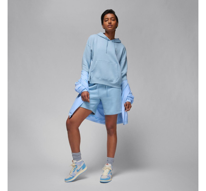 Жіноче худі Jordan Brooklyn Fleece Light Блакитний S (7dFN4488-436 S)
