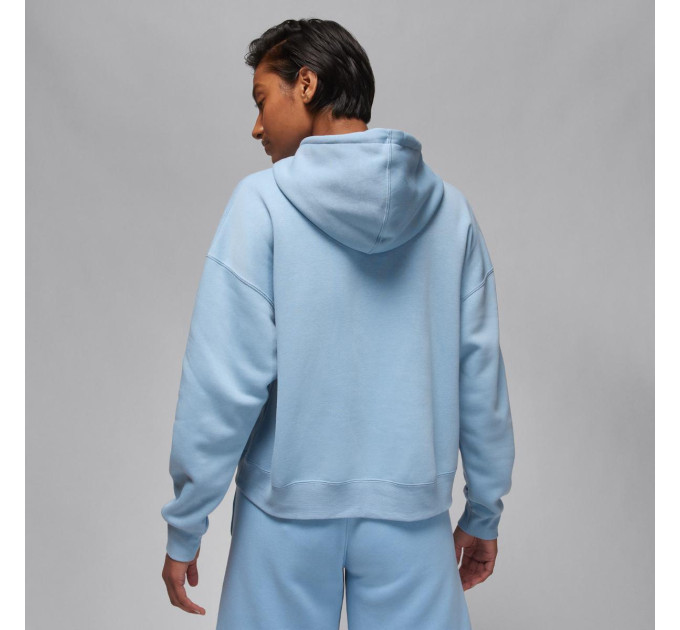 Жіноче худі Jordan Brooklyn Fleece Light Блакитний S (7dFN4488-436 S)