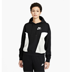 Жіноче Худі Nike W NSW HERITAGE HOODIE FLC Чорний M (7dCZ8604-010 M)