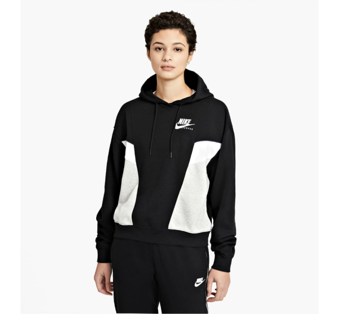 Жіноче Худі Nike W NSW HERITAGE HOODIE FLC Чорний M (7dCZ8604-010 M)