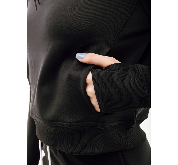 Жіноча Худі Nike ONE TF PO HOODIE LBR Чорний M (7dFB5210-010 M)