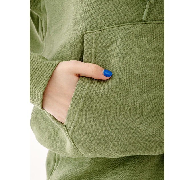 Жіноче Худі Nike NS FLC OS PO HD SWSH Зелений S (7dFN7698-386 S)